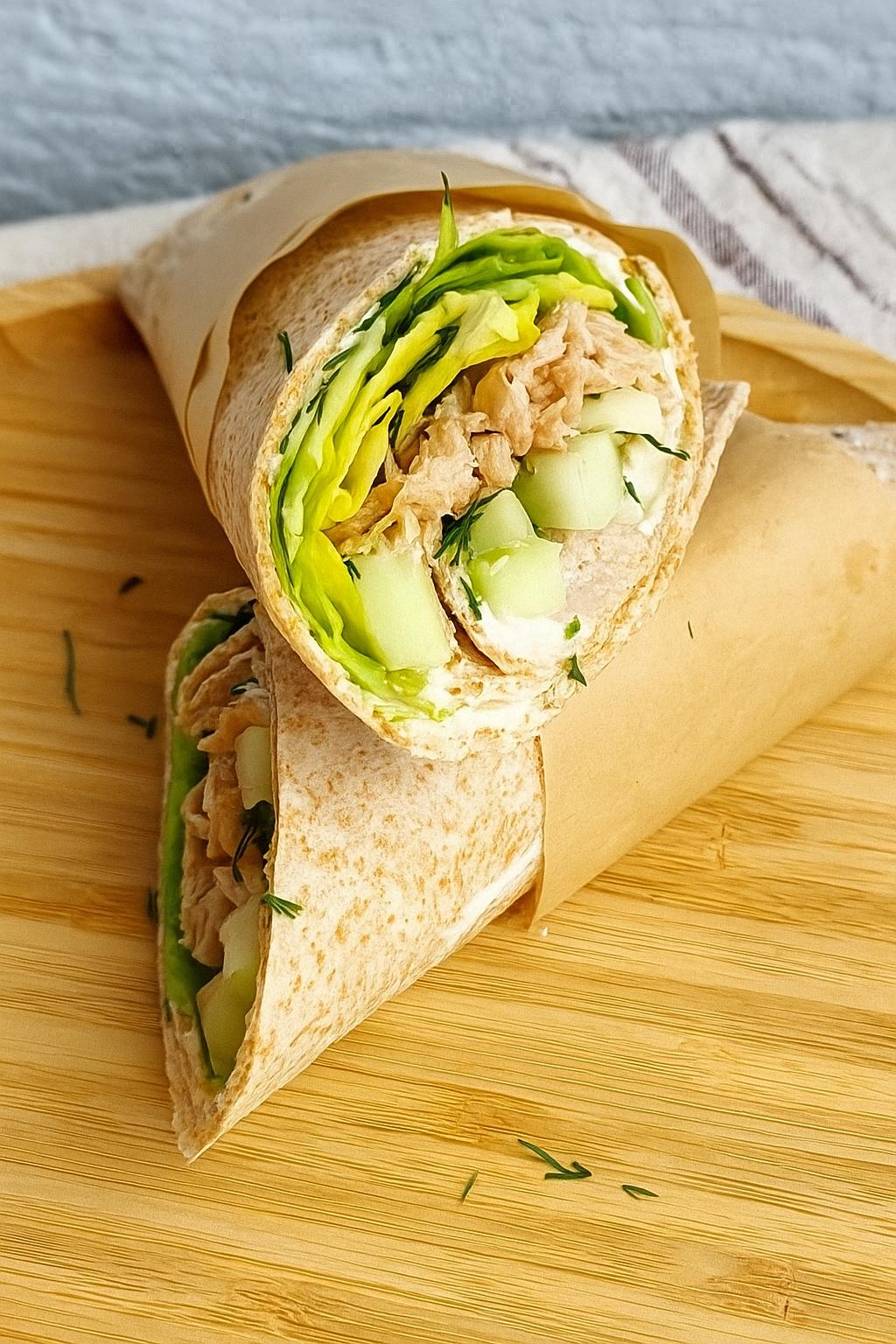 Lososová tortilla