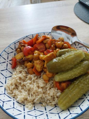 Tofu soté s cícerom