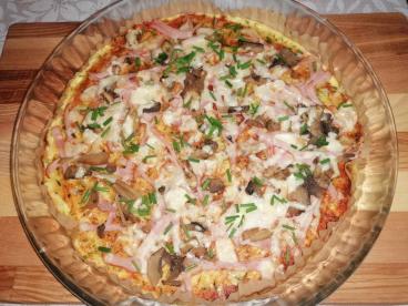 Cuketová pizza