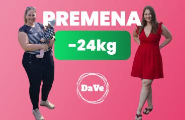 Dominika schudla 24 kíl: „Je to moje prvé chudnutie bez trápenia.“ | Schudni s DaVe