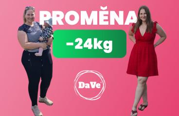 Dominika zhubla 24 kilogramů: "Je to můj první úbytek hmotnosti bez trápení" | Schudni s DaVe