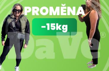 "Za 4 měsíce jsem shodila 15 kg a pokračuji dál!" | Schudni s DaVe