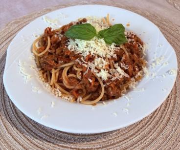 Šošovicové bolognese