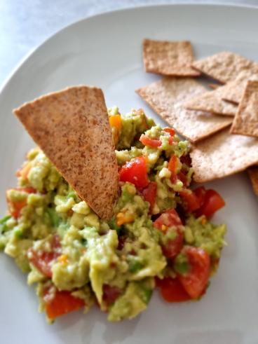Načos s guacamole