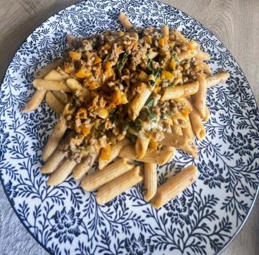Penne s hovädziou omáčkou