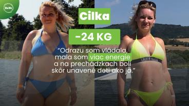 Úžasná premena Cilky: Od nepríjemnej otázky v obchode k -24 kg a novej chuti do života | Schudni s DaVe
