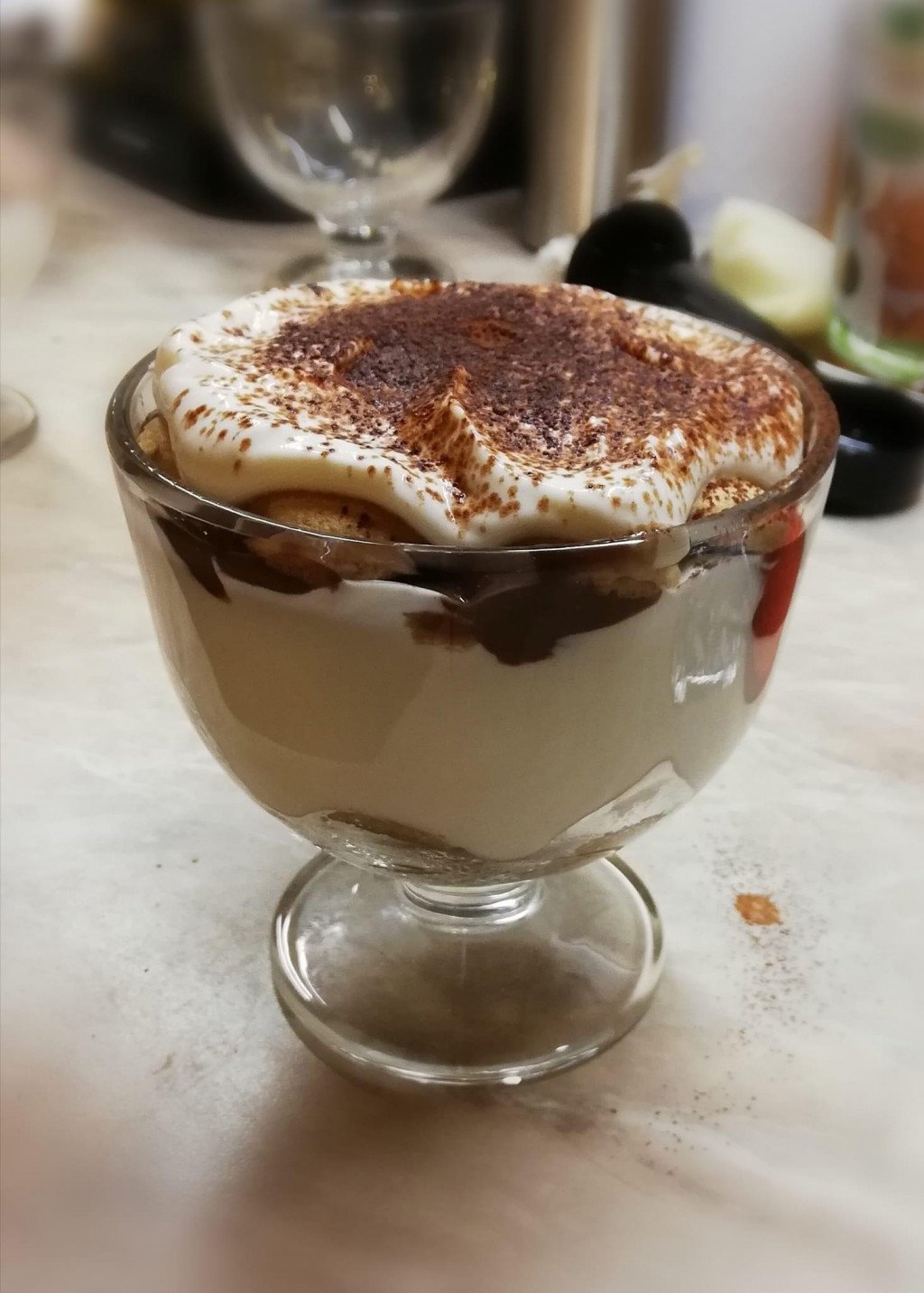 Pudingové tiramisu