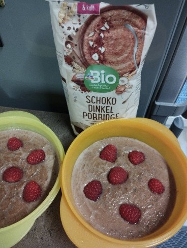 Kakaovo špaldová kaša s mliekom