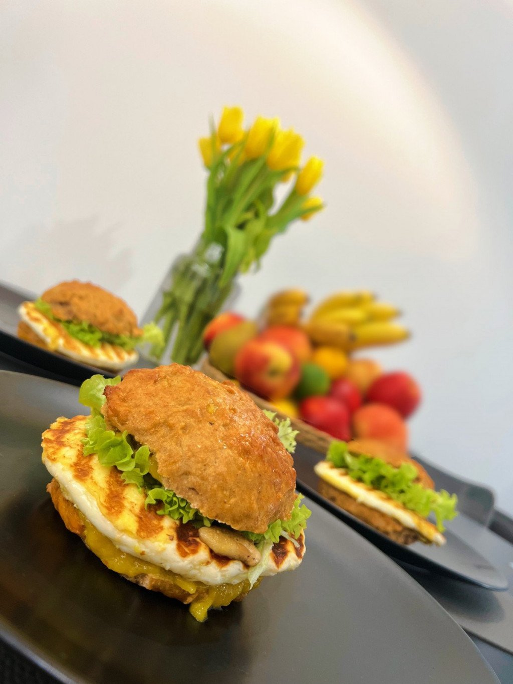 Halloumi burger