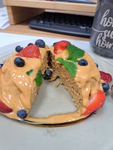 Karamelový mug cake