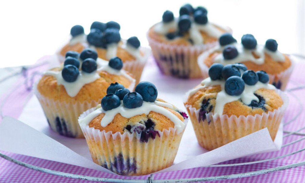 Čučoriedkové muffiny