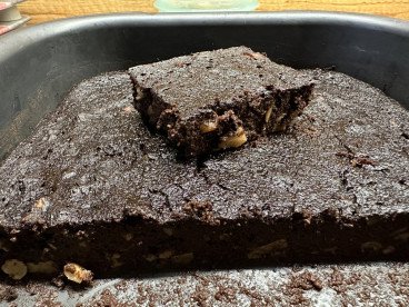 Rýchle jablkové brownies