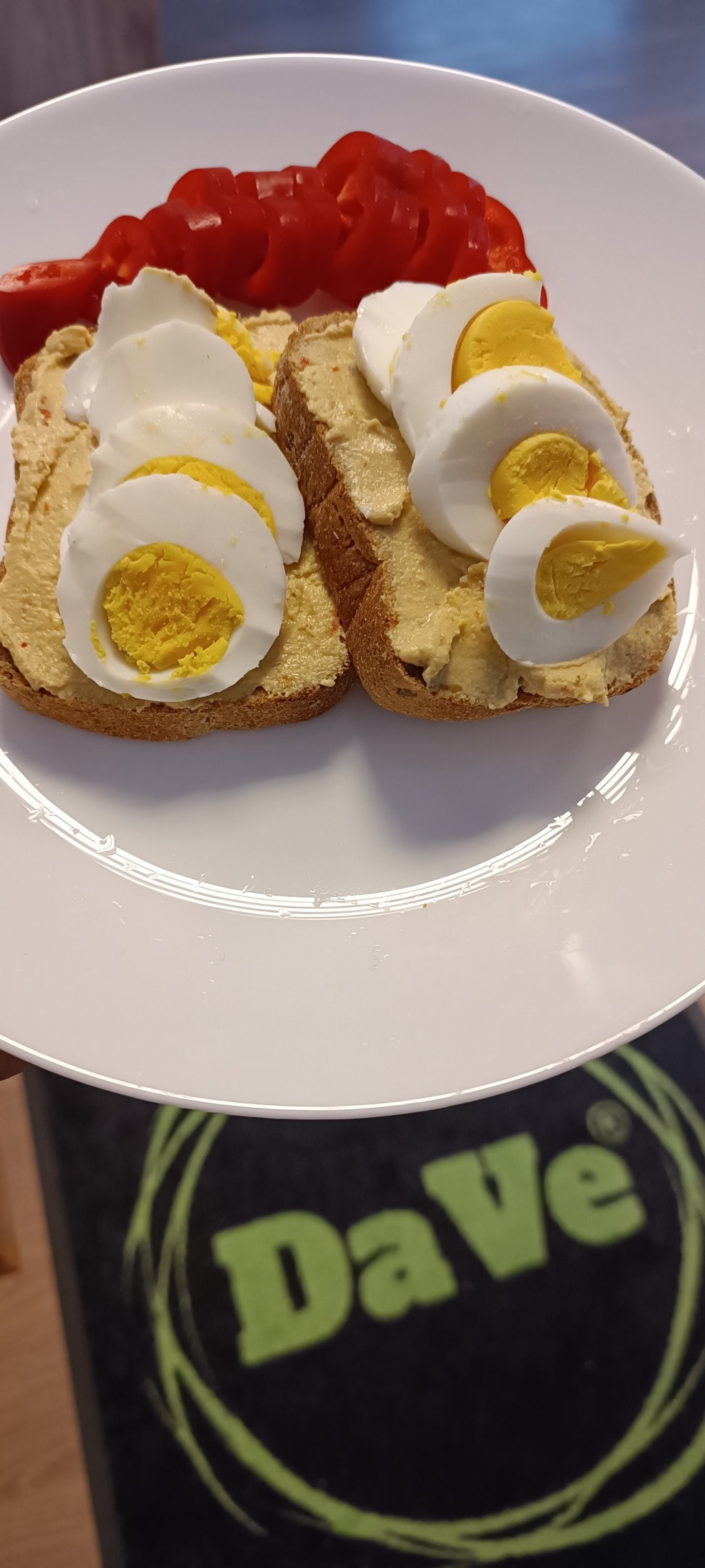 Obložený chlebík (francúzska nátierka, vajce)